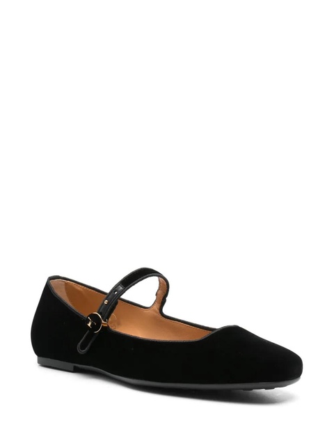Tod's velvet ballerina shoes - Black - zdjęcie produktu nr 2