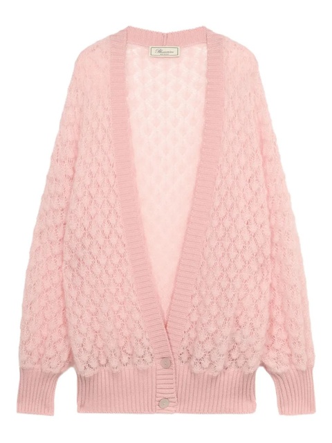 Blumarine textured cardigan - Pink - zdjęcie produktu nr 1