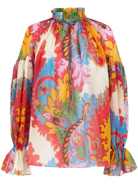 ETRO abstract-print blouse - Pink - zdjęcie produktu nr 1