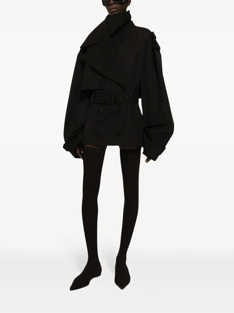 Dolce & Gabbana belted double-breasted jacket - Black - zdjęcie produktu nr 1