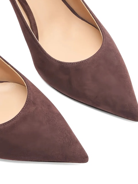 Casadei 80mm slingback pointed-toe pumps - Brown - zdjęcie produktu nr 1