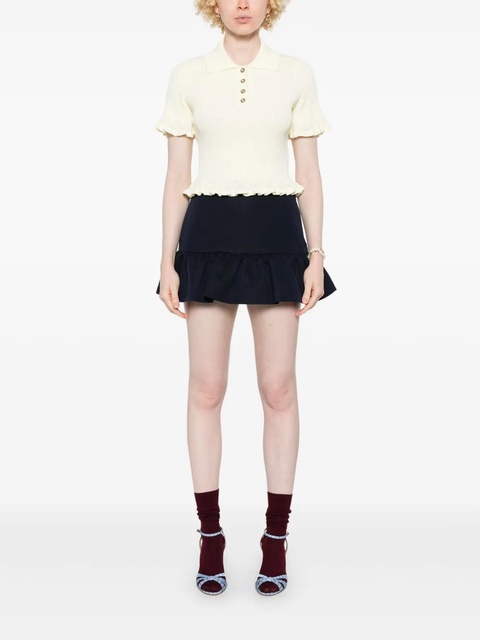 SANDRO flounced sweater - Neutrals - zdjęcie produktu nr 2