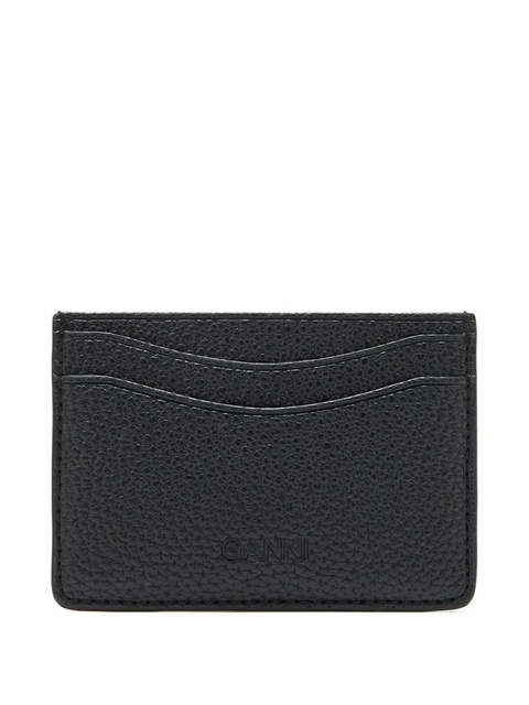 GANNI Bou logo card holder - Black - zdjęcie produktu nr 2