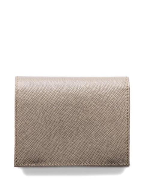 Prada triangle-logo saffiano leather wallet - Neutrals - zdjęcie produktu nr 2