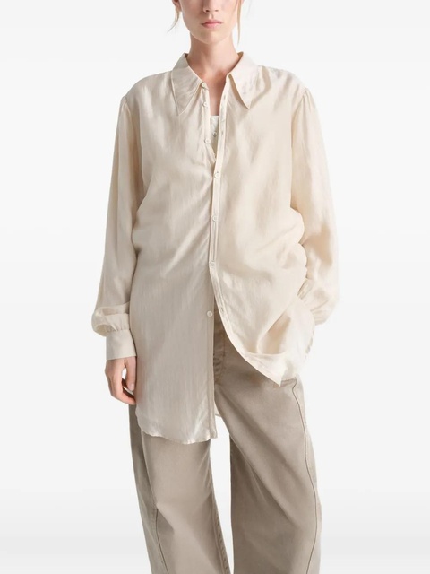 LEMAIRE chiffon shirt - Neutrals - zdjęcie produktu nr 2