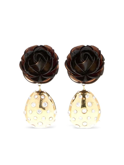 Magda Butrym rose earrings - Gold - zdjęcie produktu nr 1