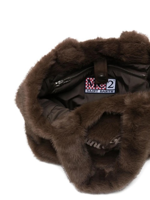 MC2 Saint Barth Colette Soft Fur tote bag - Brown - zdjęcie produktu nr 1