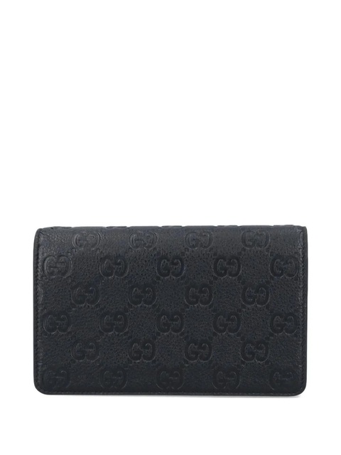 Gucci debossed-monogram wallet - Black - zdjęcie produktu nr 1