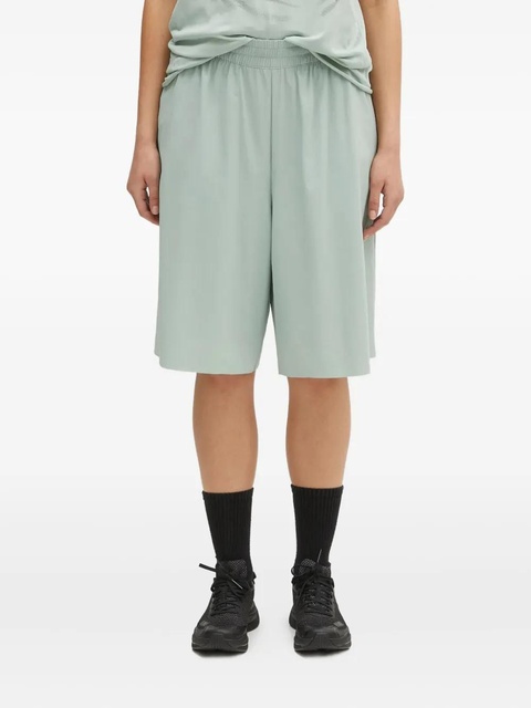 MM6 Maison Margiela elastic-waistband shorts - Green - zdjęcie produktu nr 1