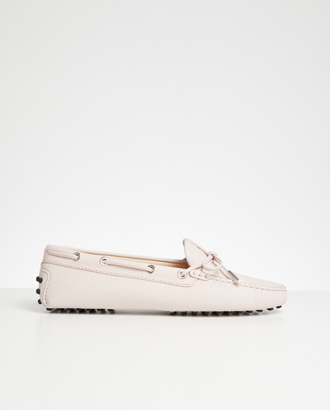 TOD'S - Różowe mokasyny Gommino Driving - zdjęcie produktu nr 1