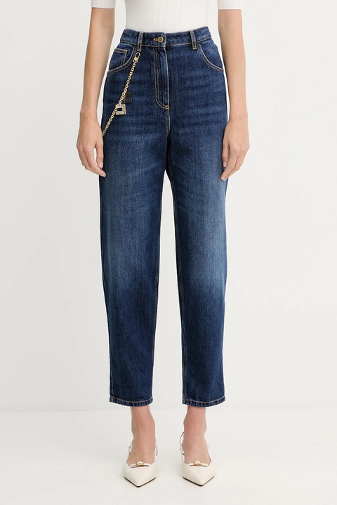 Elisabetta Franchi jeansy damskie high waist PJ14D56E2 - zdjęcie produktu nr 1