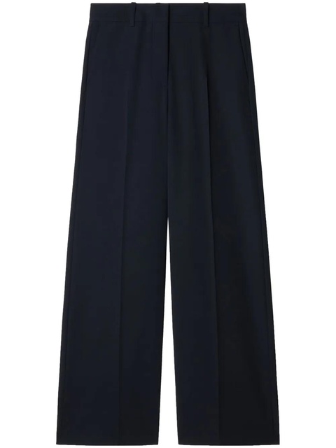 Off-White wide-leg wool trousers - Blue - zdjęcie produktu nr 1