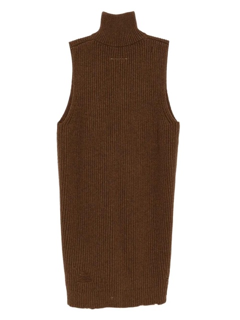 MM6 Maison Margiela knitted dress - Brown - zdjęcie produktu nr 1