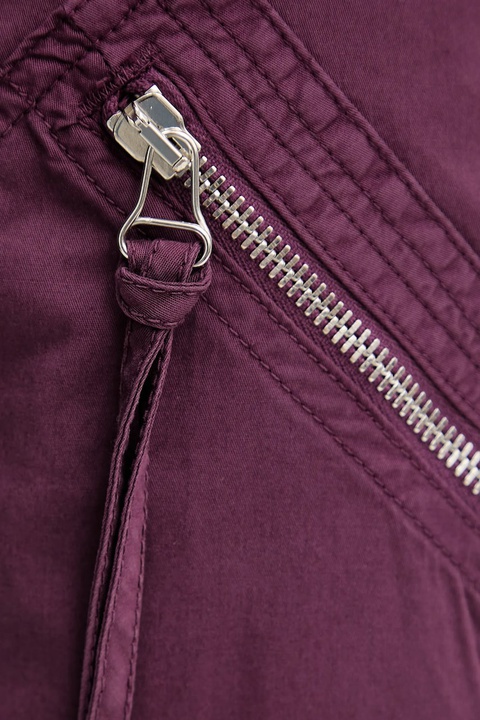 Pinko szorty damskie kolor fioletowy gładkie medium waist 105159 A2L8 - zdjęcie produktu nr 2