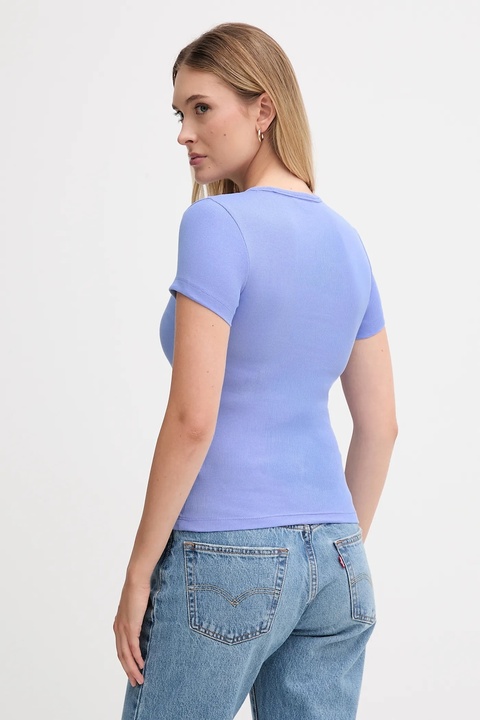 Tommy Jeans t-shirt damski kolor czarny DW0DW17881 - zdjęcie produktu nr 2