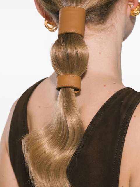 Jennifer Behr mini leather hair accessory - Brown - zdjęcie produktu nr 2