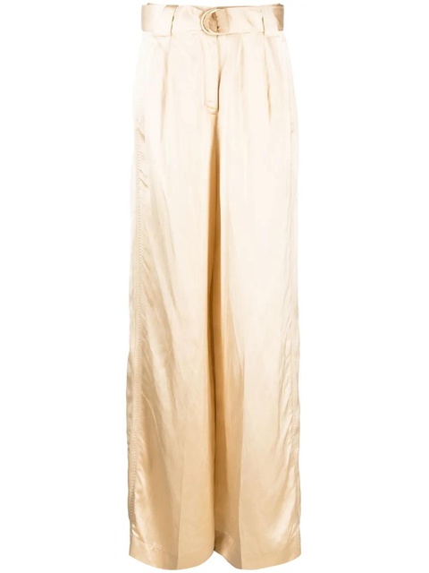 ZIMMERMANN Wonderland satin trousers - Neutrals - zdjęcie produktu nr 1