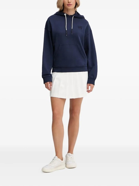 PINKO MELATO logo-detail hoodie - Blue - zdjęcie produktu nr 2