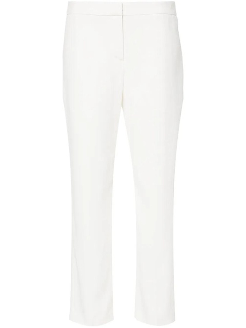 Alexander McQueen crepe cigarette trousers - White - zdjęcie produktu nr 1