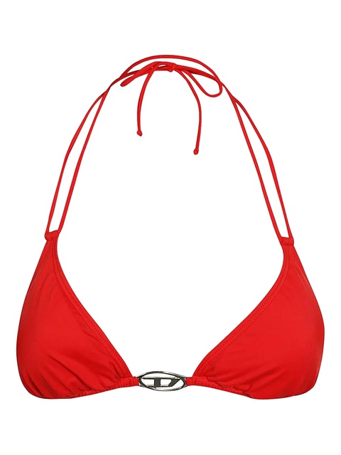 Diesel logo-plaque triangle bikini top - Red - zdjęcie produktu nr 1