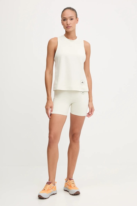 adidas by Stella McCartney top treningowy kolor beżowy JW4479 - zdjęcie produktu nr 2