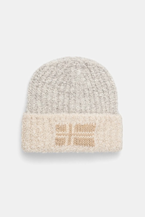 Napapijri czapka z domieszką wełny F-Baita kolor beżowy NP0A88Y3N1J1 - zdjęcie produktu nr 1