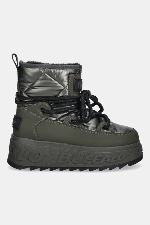 Buffalo śniegowce Eliza Snow Boot kolor zielony 1270144-KHA - zdjęcie produktu nr 2