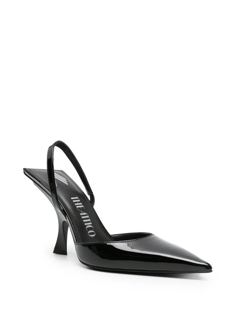 The Attico 100mm patent-finish pumps - Black - zdjęcie produktu nr 1