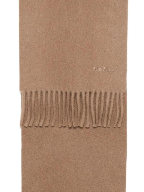 Max Mara fringed wool scarf - Brown - zdjęcie produktu nr 2