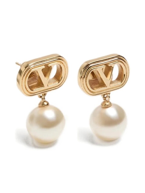Valentino Garavani Ovalette drop earrings - Gold - zdjęcie produktu nr 1