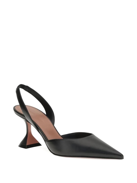 Amina Muaddi 70mm Holli slingback pumps - Black - zdjęcie produktu nr 2