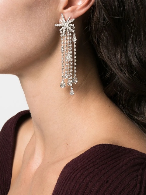 Maje Star drop earrings - Silver - zdjęcie produktu nr 2