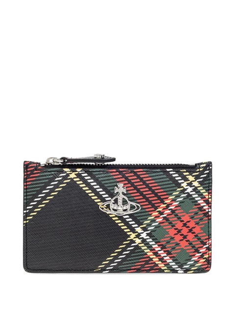Vivienne Westwood plaid-print wallet - Black - zdjęcie produktu nr 1