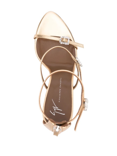 Giuseppe Zanotti 110mm leather sandals - Gold - zdjęcie produktu nr 2