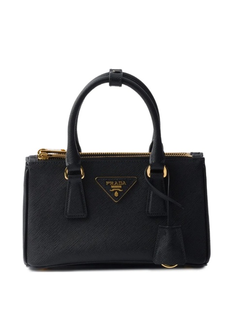 Prada Galleria Saffiano-leather top-handle mini bag - Black - zdjęcie produktu nr 1