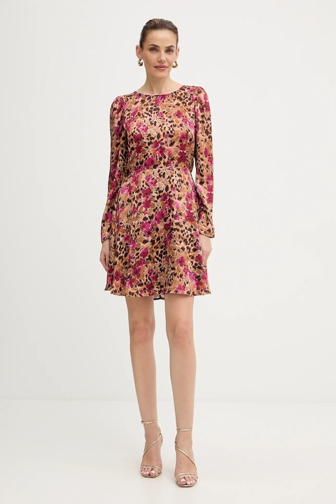 Morgan sukienka kolor brązowy mini rozkloszowana RIZAC.F - zdjęcie produktu nr 1