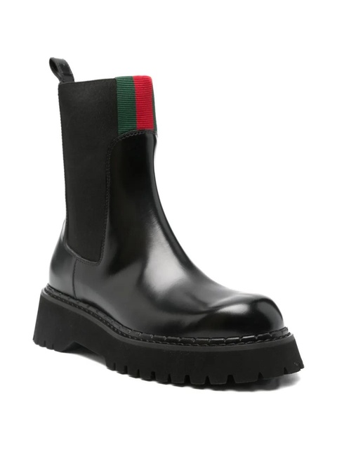 Gucci leather Chelsea boots - Black - zdjęcie produktu nr 2
