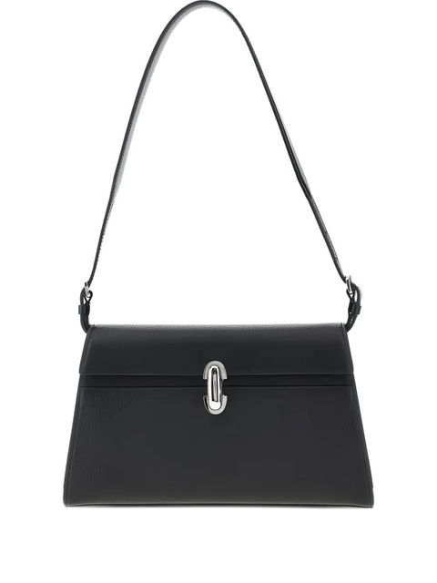 Savette leather shoulder bag - Black - zdjęcie produktu nr 1