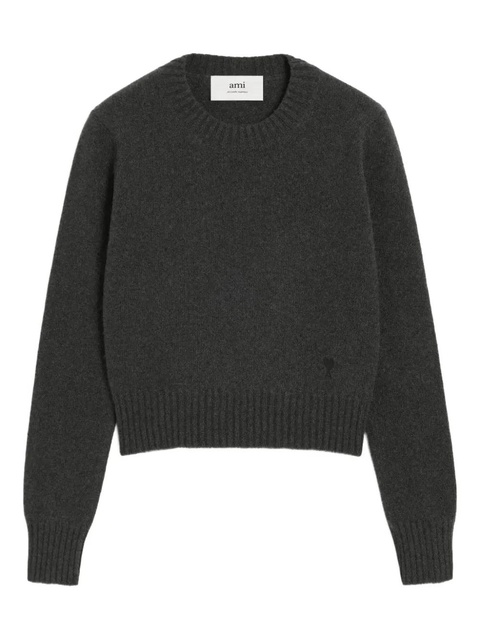 AMI Paris cashmere crew-neck sweater - Grey - zdjęcie produktu nr 1