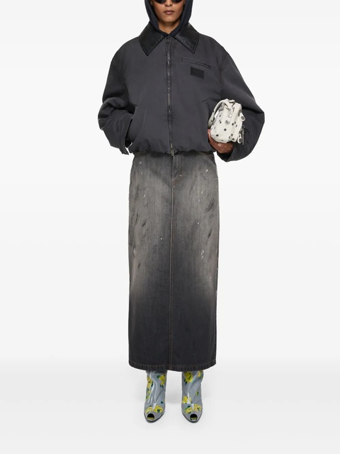 Acne Studios detachable-hood jacket - Grey - zdjęcie produktu nr 2