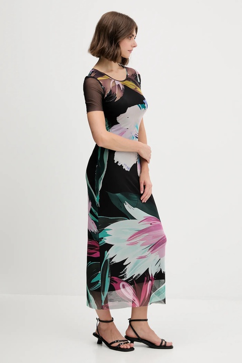 Desigual sukienka BERNADETTE kolor czarny 25WWVK19 - zdjęcie produktu nr 2
