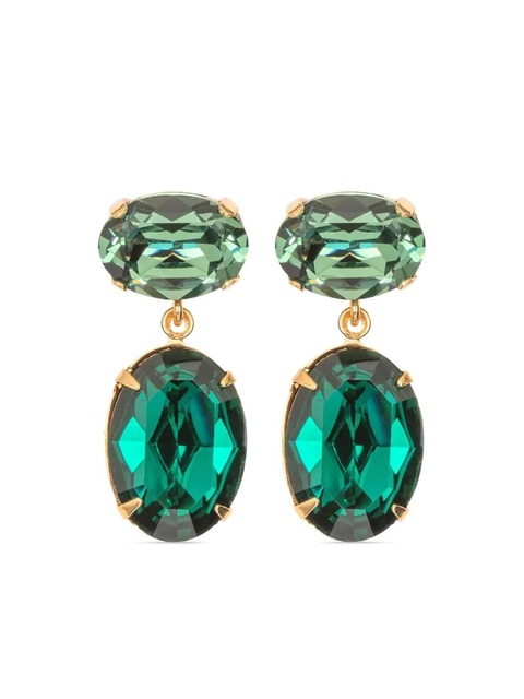 Jennifer Behr Lenora oval earrings - Gold - zdjęcie produktu nr 1