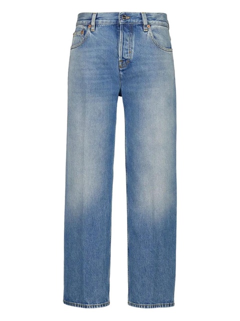 Gucci straight-leg denim trousers - Blue - zdjęcie produktu nr 1