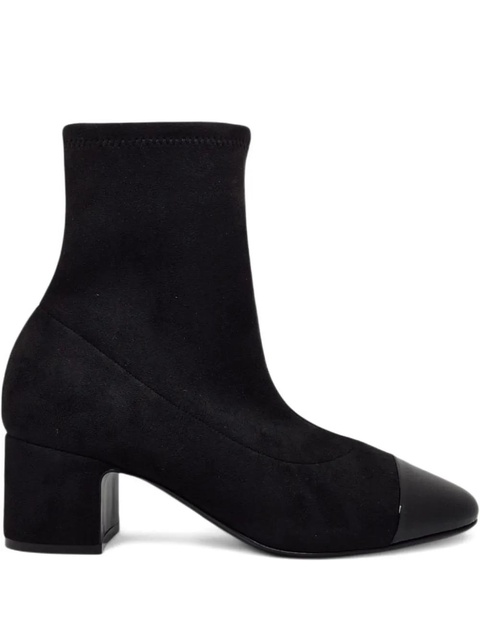 Casadei cap-toe block-heel pumps - Black - zdjęcie produktu nr 1