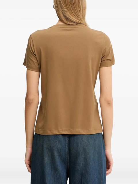 PINKO logo-embellished T-shirt - Brown - zdjęcie produktu nr 2