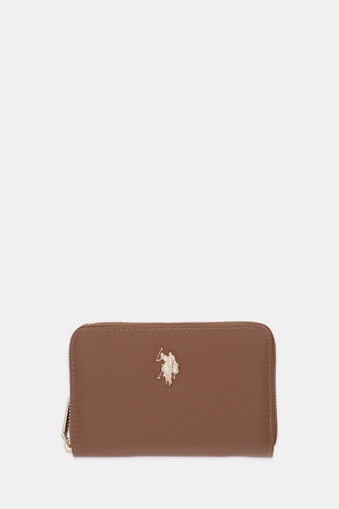U.S. Polo Assn. portfel Jones damski kolor brązowy WEUJE8659WVP - zdjęcie produktu nr 1