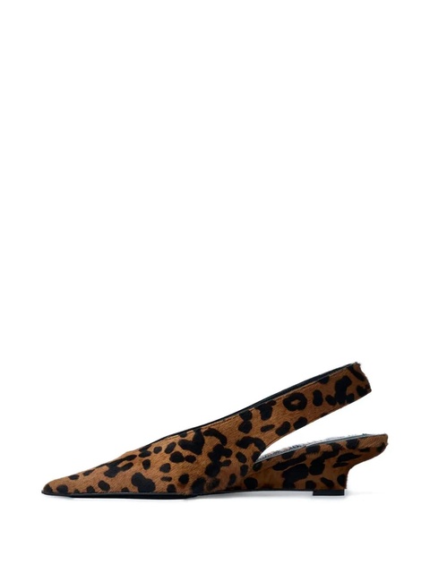 TOTEME 30mm leopard-print pointed-toe pumps - Brown - zdjęcie produktu nr 2