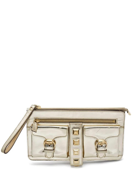 Gucci metallic studded clutch bag - zdjęcie produktu nr 1