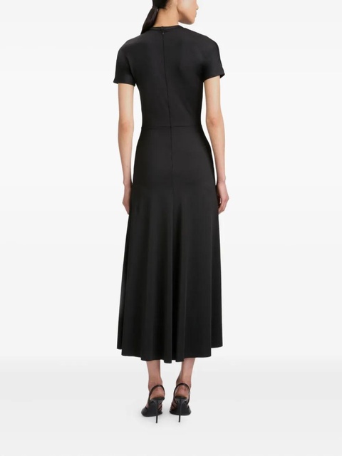 Victoria Beckham gathered waist midi dress - Black - zdjęcie produktu nr 2