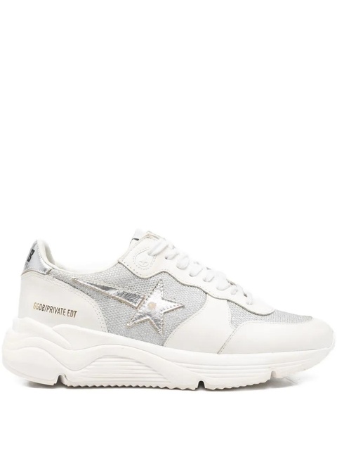 Golden Goose Running Sole glitter-star sneakers - White - zdjęcie produktu nr 1